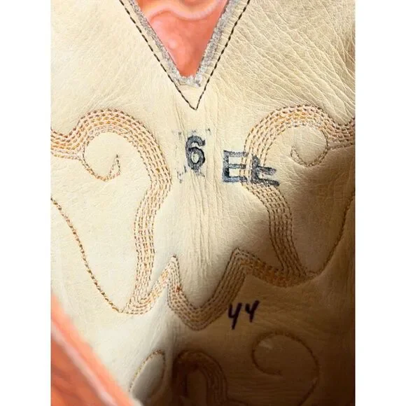 Vintage Handmade Crocodile Belly Western Boots – Women’s 7.5–8 (Men’s 6 EE) - Picture 6 of 7